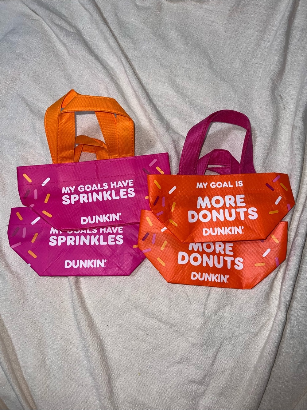 Micro Dunkin’ Donuts Tote Bags